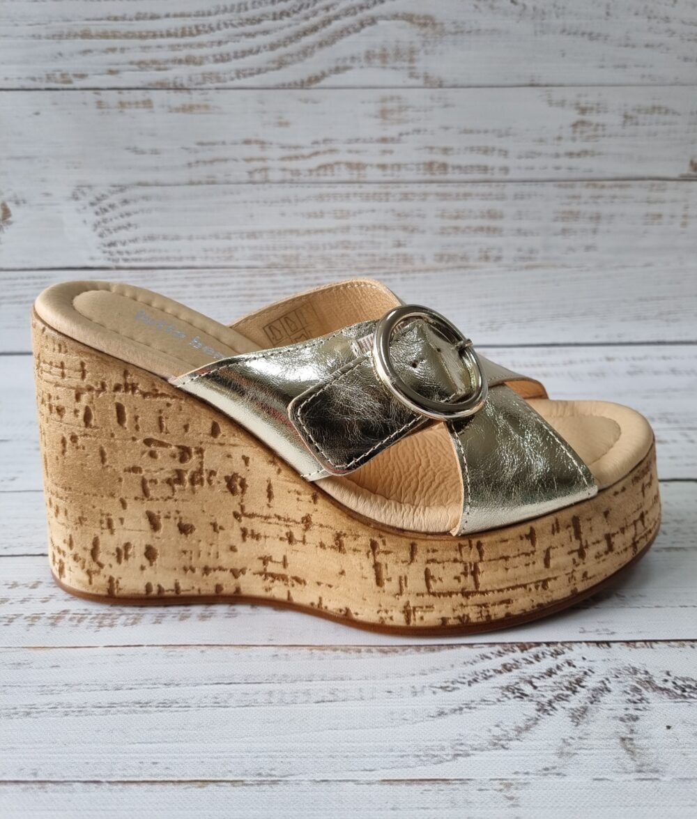 Tutto Bene Scarpe arany éktalpú papucs(1300/ALTIN) - Image 4