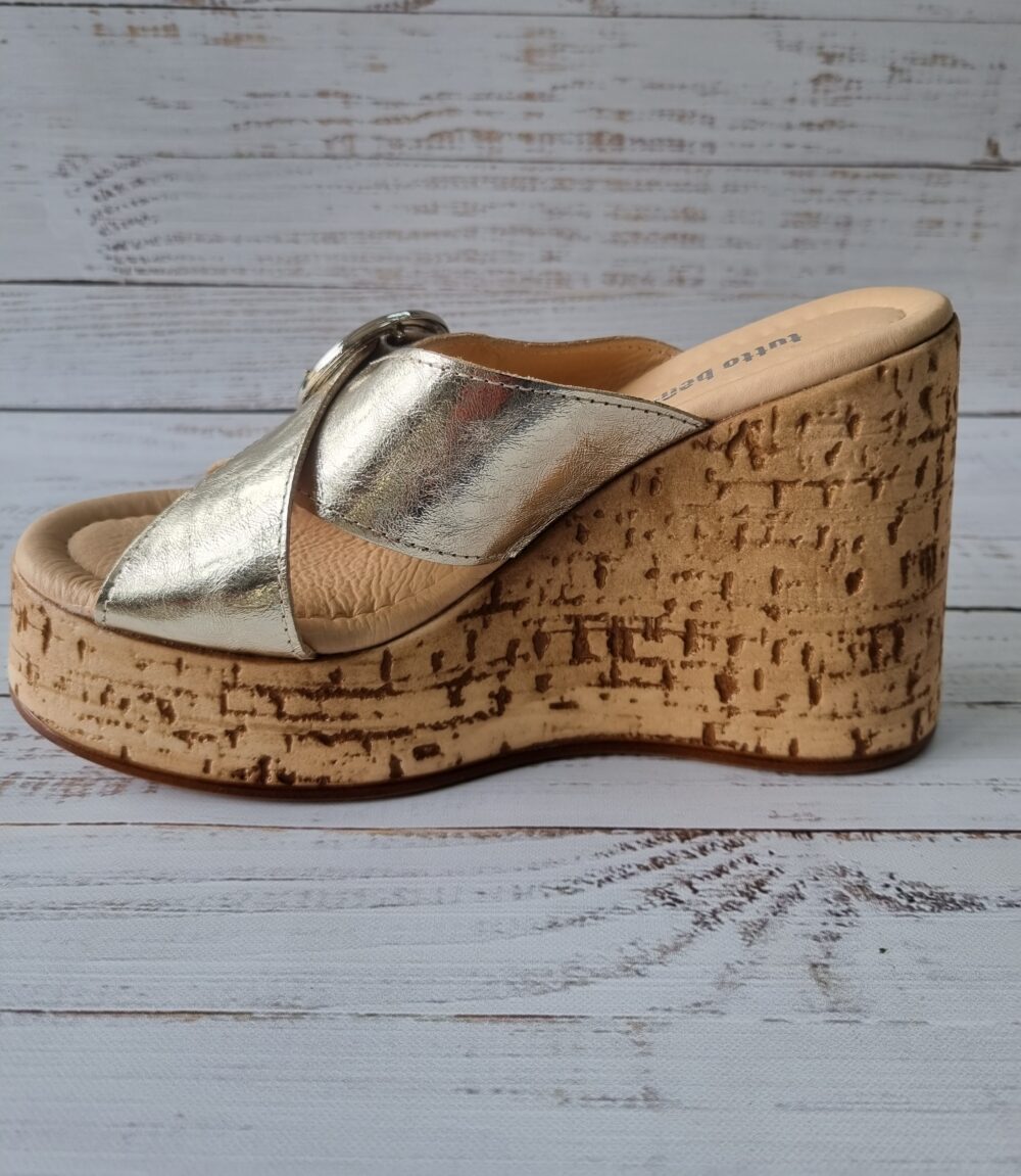 Tutto Bene Scarpe arany éktalpú papucs(1300/ALTIN) - Image 5