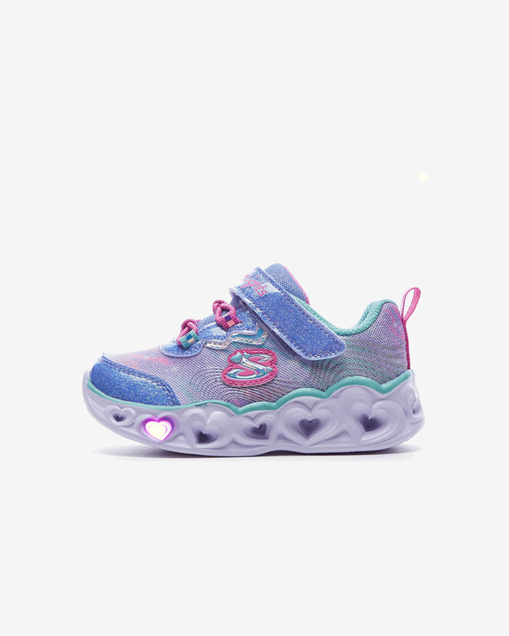 Skechers Heart Lights (302316N/BLMT) - Image 2
