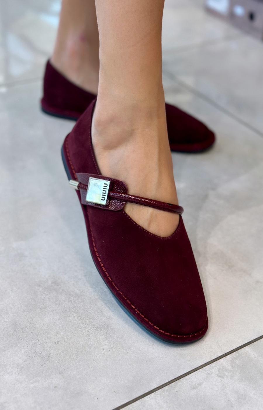 Tutto Bene bordó balerina cipő ( 338/R3 bordó)